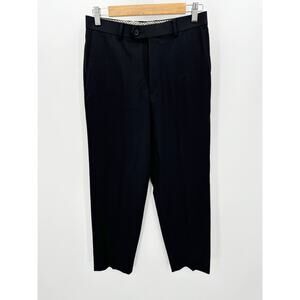 Tallia Pants Boys 18 REGULAR Black Wool Polyester Blend Dress Pants